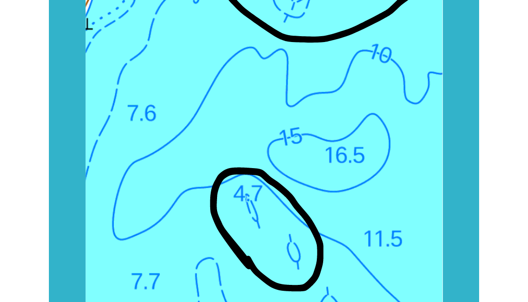 Mikä näistä paikoista voi olla erinomainen ahvenen pilkkipaikka?